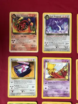 Team Rocket Pokemon Cards X33 Vintage Good-Excellent Condition (P19) - Image 2