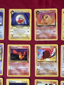 Team Rocket Pokemon Cards X33 Vintage Good-Excellent Condition (P19) - Image 3