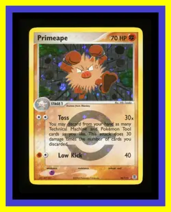 Primeape - 28/112 - EX Fire Red & Leaf Green - Reverse Holo Rare - Pokemon Card - Image 1