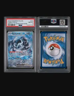 Pokemon TCG Chien-Pao EX Holo Card Paldea Evolved 261/193 S.I.R PSA 8 - Image 4