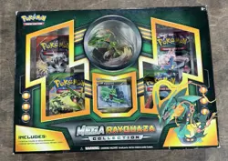Pokemon Mega Rayquaza Collection Box English Promo Card & Figure - Image 1