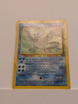 Articuno 17/62 Non Holo Fossil Set Rare Pokemon Card WOTC Vintage Pokemon - MP - Image 2