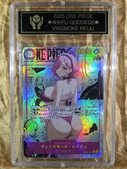 VINSMOKE REIJU Waifu Goddess Prism Refractor Manga Card CUSTOM MADE Black Label - Image 1