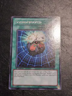 Yu-Gi-Oh! RARE CARD SOUNDPROOFED EXVC-EN060 1ST NM/VLP - Image 1