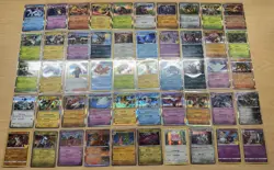 Pokemon TCG 50 Holo’s 200 Regular Cards, 50 Energy’s And Sleeves. No Duplicates - Image 1