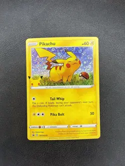 Pokemon Pikachu General Mills SWSH039 Promo Holo 60 HP Basic Card - Image 1