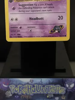 Pokemon Card Sabrina's Drowzee 92/132 Gym Heroes 1st Edition Near Mint - Image 3