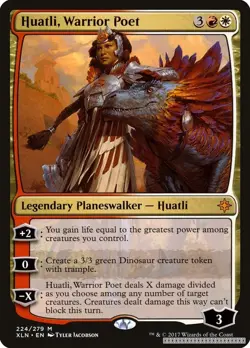 Huatli, Warrior Poet [XLN - 224] - NM [Normal] TCG MTG - Image 1
