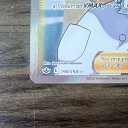 Pokemon Doctor 190/198 Swsh06 Chilling Reign Full Art Ultra Rare Holo English - Image 3