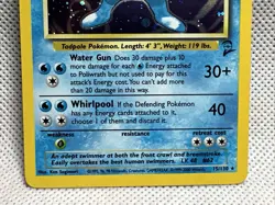 1999 Pokemon Card Poliwrath Holo Rare Unlimited WOTC 15/130 NM - Image 2