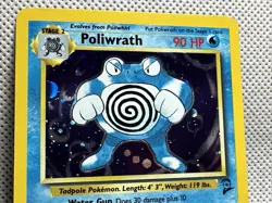 1999 Pokemon Card Poliwrath Holo Rare Unlimited WOTC 15/130 NM - Image 4
