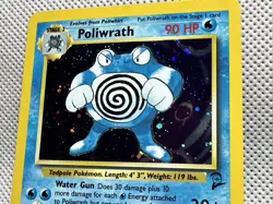 1999 Pokemon Card Poliwrath Holo Rare Unlimited WOTC 15/130 NM - Image 5