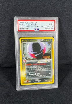 Pokemon Dark Electrode Reverse Holo Rare EX Team Rocket Returns #4 PSA 9 MINT - Image 2