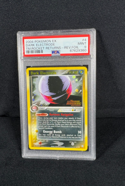 Pokemon Dark Electrode Reverse Holo Rare EX Team Rocket Returns #4 PSA 9 MINT - Image 3
