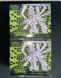2x Pokemon Perfect Order Pokemon Center ETB Elite Trainer Box Brand New - Image 1