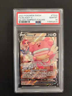 CARTA POKEMON BLISSEY TEMPESTA ARGENTATA PSA 10 MINT ITA - Image 1