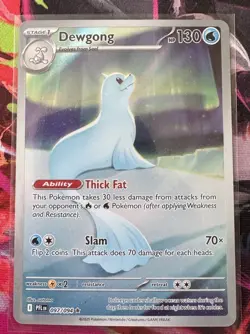 Dewgong 097/094 Pokemon Phantasmal Flames Holo NM PACK FRESH - Image 1