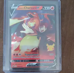 Pokemon Lance's Charizard V SWSH133 Promo Holo 220 HP Flamethrower - Image 1