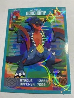 Pokemon Peruvian Pokedex Mega Garchomp Cracked Ice - Image 1