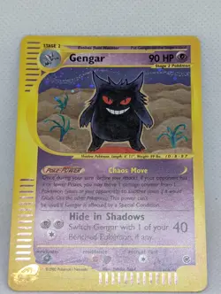 Gengar 013/165 Expedition Base Set Holo Rare Pokemon TCG Nintendo MP - Image 3