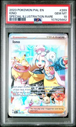 2023 POKEMON PAL EN-PALDEA EVOLVED SPECIAL ILLUSTRATION RARE #269 IONO PSA 10 - Image 1