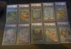 PSA 10 Terastal Festival Eevee Evolution Complete Sequential Set 10 Pokemon JP - Image 1