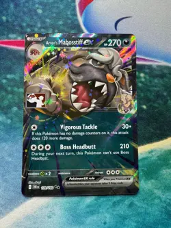 Arven's Mabosstiff Ex 139/182 Pokemon Play! Prize Pack Series 8 Pack Fresh - NM - Image 1