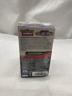 Pokemon TCG Stellar Crown Half Booster Box 18 Packs New & Sealed - Image 2