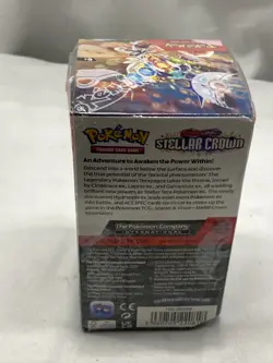 Pokemon TCG Stellar Crown Half Booster Box 18 Packs New & Sealed - Image 5