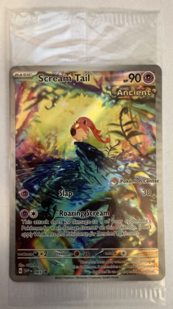 Scream Tail - SVP065 - Pokemon Center Stamped Black Star Promo SEALED - Image 1