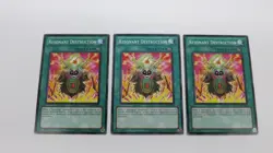 3x RESONANT DESTRUCTION SPELL CARD UNLIMITED EXVC-EN048 COMMON YUGIOH NM - Image 1