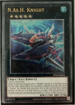 Yu-Gi-Oh! TCG N.As.H. Knight OP30-EN002 Ultimate Rare Near Mint - Image 1