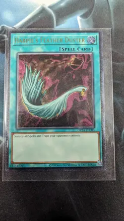 YUGIOH Harpies Feather Duster OP24-EN003 Ultimate Rare - Image 1