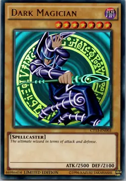 Yugioh Dark Magician CT13-EN003 Limited Edition Ultra Rare NM - Image 1