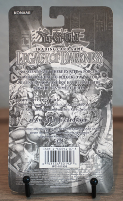 2002 Yugioh LOD 1st Edition Legacy of Darkness Blister Pack Sealed TCG - Image 2