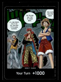 DON !! Card Luffy Law Kid (Promo) Limited Edition ONE PIECE Card Game - Image 1