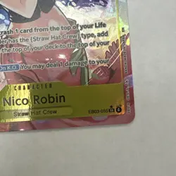 Nico Robin Alt Art EB03-055 SR - English NM One Piece Heroines - Image 4
