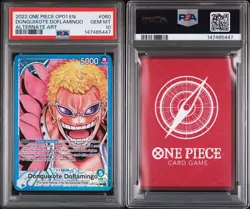 Donquixote Doflamingo OP01-060 PSA 10 One Piece 2022 Romance Dawn - Image 3