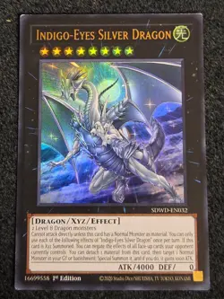 Indigo-Eyes Silver Dragon - SDWD-EN032 - Ultra Rare - 1st Edition x1 - LP - Image 1