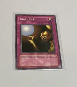 Yu-Gi-Oh! Trap Hole #RA03-EN085 Platinum Secret Rare 1st Ed (NM) + Bonus - Image 3
