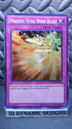 | Yugioh Phoenix Wing Wind Blast LCYW-EN298 Secret Rare Yugis World NM 🔥 | - Image 1