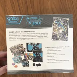 Pokemon Scarlet & Violet Black Bolt Elite Trainer Box 65 Sleeves 45 Energy Cards - Image 2