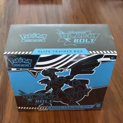 Pokemon Scarlet & Violet Black Bolt Elite Trainer Box 65 Sleeves 45 Energy Cards - Image 3