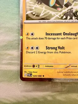 Luxray 028/088 Perfect Order Best Buy Stamped Promo Sealed Pokemon Card NM - Image 4