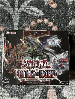 Yugioh Battles of Legend - Armageddon 1st Edition Booster Box - Factory Sealed - Image 1