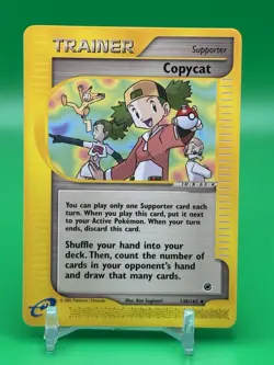 Pokemon Card - Copycat - 138/165 - Expedition Base Set E Reader - NM J2 - Image 1