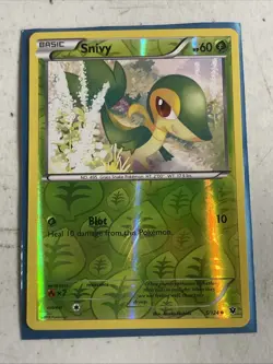 Snivy Reverse Holo 5/124 XY Fates Collide 2016 - Pokemon TCG - Image 1