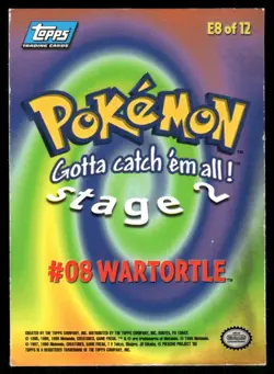 Pokemon Cards Wartortle #67 Topps The First Movie Trading Cards MP *2 - Image 2