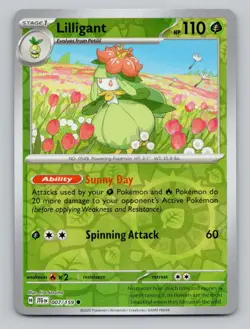 Reverse Holo Lilligant 007/159 Common Journey Together Pokemon - Image 1