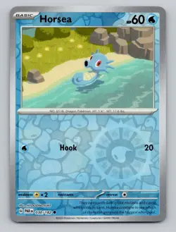 Reverse Holo Horsea 030/182 Common Paradox Rift Pokemon - Image 1